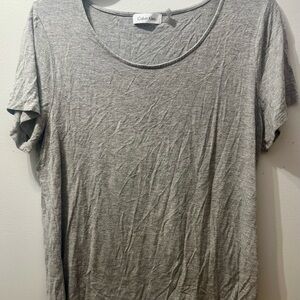 Calvin Klein Gray Women's Top, Size Small